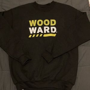 Woodward Crew Neck Sweatshirt Youth Large Black